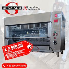 GIRARROSTO/spiego a GAS 30 polli da 1 kg CB usato