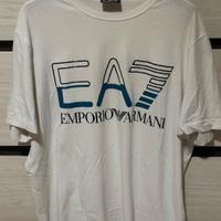 T-Shirt EA7 Emporio Armani bianca taglia M