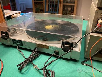 GIRADISCHI VINTAGE TECHNICS + 2 CASSE DA LIBRERIA