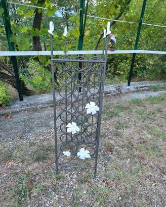 Cantinetta Vintage porta bottiglie di vino in ferr