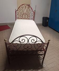 letto 1 piazza 90x195 cm + materasso