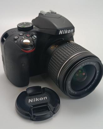 Nikon D3300 + Obiettivo 18-55mm + Accessori