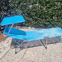 Lettino prendisole campeggio