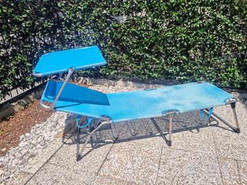 Lettino prendisole campeggio