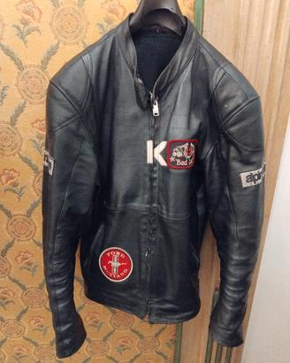 Giubbotto x moto in pelle