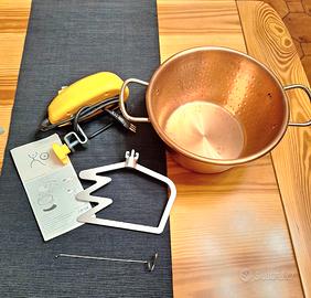 paiolo in rame motorizzato Artigianrame