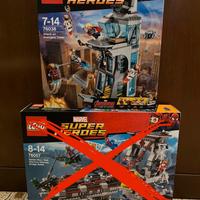Lego Avengers e Supereroi 76083 76046 76057 76038