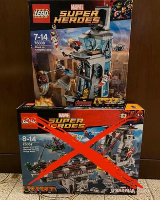 Lego Avengers e Supereroi 76083 76046 76057 76038