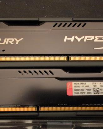 HyperX HX318C10FBK2/8 8GB 1866 MHz DDR3