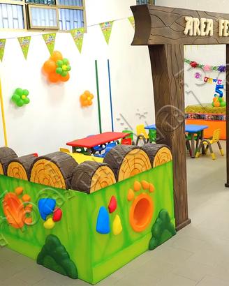 Scenografie per Sala Feste e Aree Gioco Bimbi