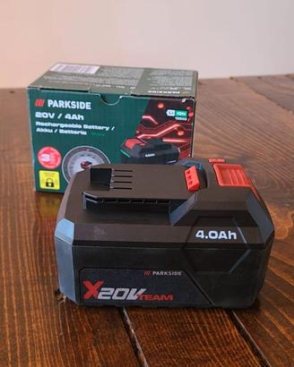 Batteria Parkside X 20V Team 4 Ah