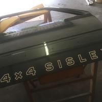 Scritte portiera panda 141 sisley