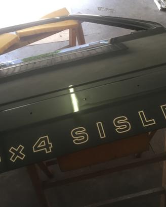 Scritte portiera panda 141 sisley