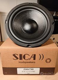 Coppia Woofer SICA 8 H 1,5 CS 8 ohm 200W Nuovi