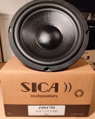 Coppia Woofer SICA 8 H 1,5 CS 8 ohm 200W Nuovi