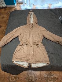 parka in pelliccia sintetica 