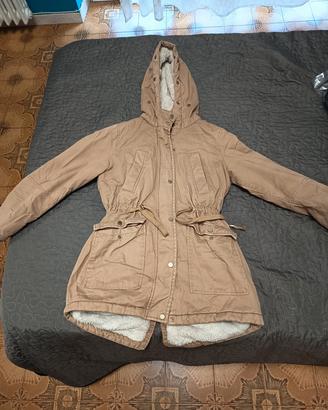 parka in pelliccia sintetica 