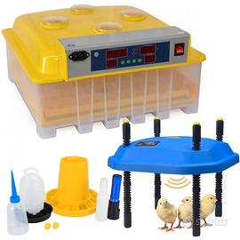 KIT INCUBATRICE + CHIOCCIA 56 UOVA PULCINI COVA