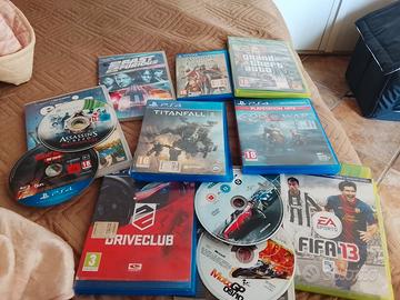 giochi consolle e DVD 