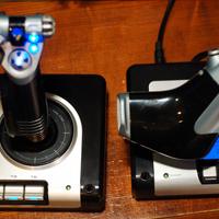 Joystick Saitek Flight System + Throttle PC x52