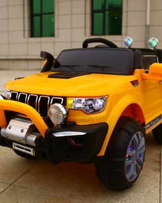 Auto macchina elettrica jeep 2 posti per bambini
