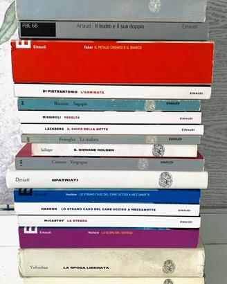 18 libri edizioni Einaudi