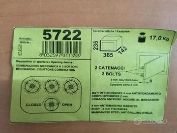 cassaforte corazzata a muro