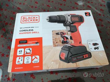 Avvitatore black decker 18v lithium ion 1.5AH