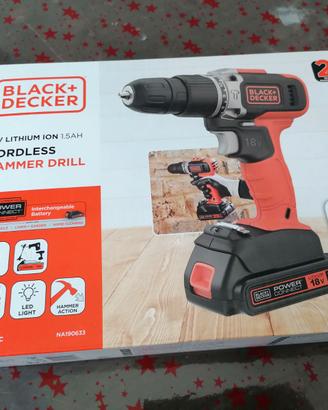 Avvitatore black decker 18v lithium ion 1.5AH