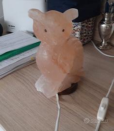 Lampada di sale a gufo per Bambini _ Milano