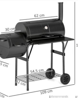 Barbecue con affumicatore