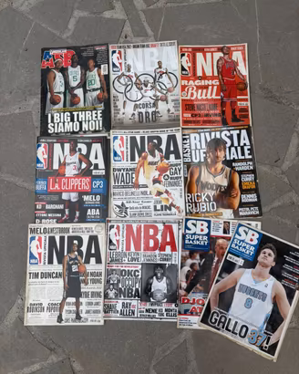 Lotto riviste NBA e Super Basket