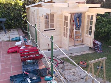 Montatore esperto case in legno articoli giardini