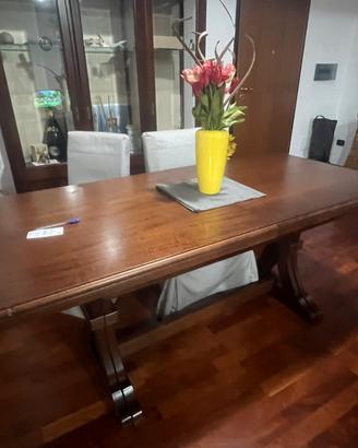 Tavolo allungabile legno massiccio