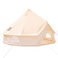 Tenda in Tela Cotone impermeabile con Camino, per1