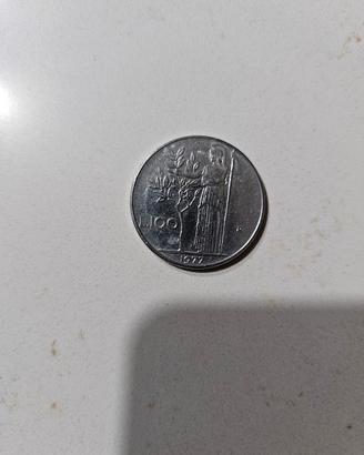 100 lire del 1977