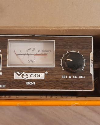 Rosmetro / Wattmetro Vintage Vecor 804 – Made in J