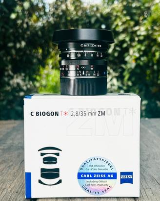 Carl zeiss ZM  c Biogon 35 f 2.8
