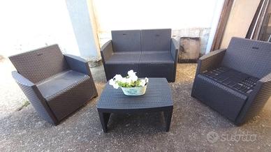 SET  EFFETTO  RATTAN  possibilità di consegna
