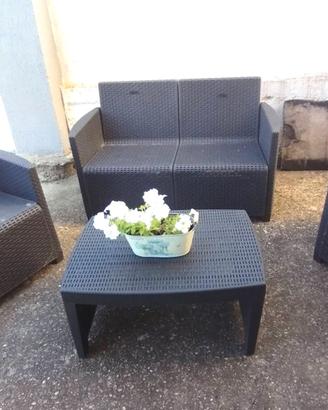 SET  EFFETTO  RATTAN  possibilità di consegna