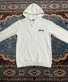 Felpa on sale stussy bianca