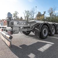 Portacontainer fisso 45" zincato - Pronta Consegna