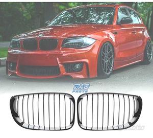 GRIGLIE BMW E81 E87 E82 E88 07-11 LOOK 1M NERO LUC