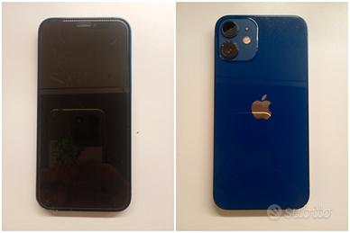 iPhone 12 Mini Blu 128GB + Cover e Accessori 