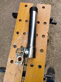 Portacanna inox da traina