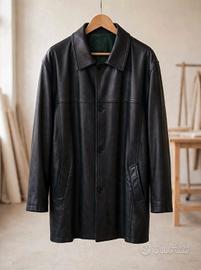 Brioni giaccone 3/4 100%Pelle. interno 100% seta.