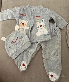 Completo neonato 3 pezzi 🐻🐰