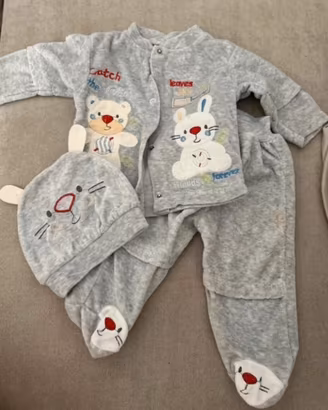 Completo neonato 3 pezzi 🐻🐰