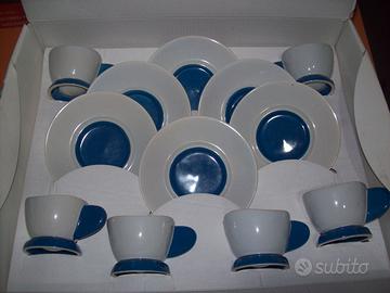 6 tazzine con piattino  bialetti