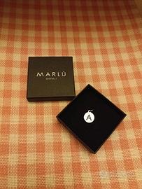 Marlu' gioielli charm lettera A smaltata e scatola